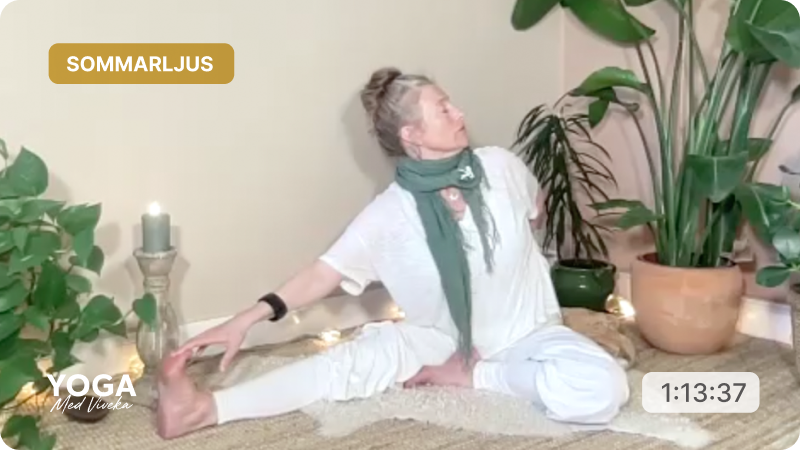 Yogaklass med Viveka - Sommarljus - Rytm och återhämtning