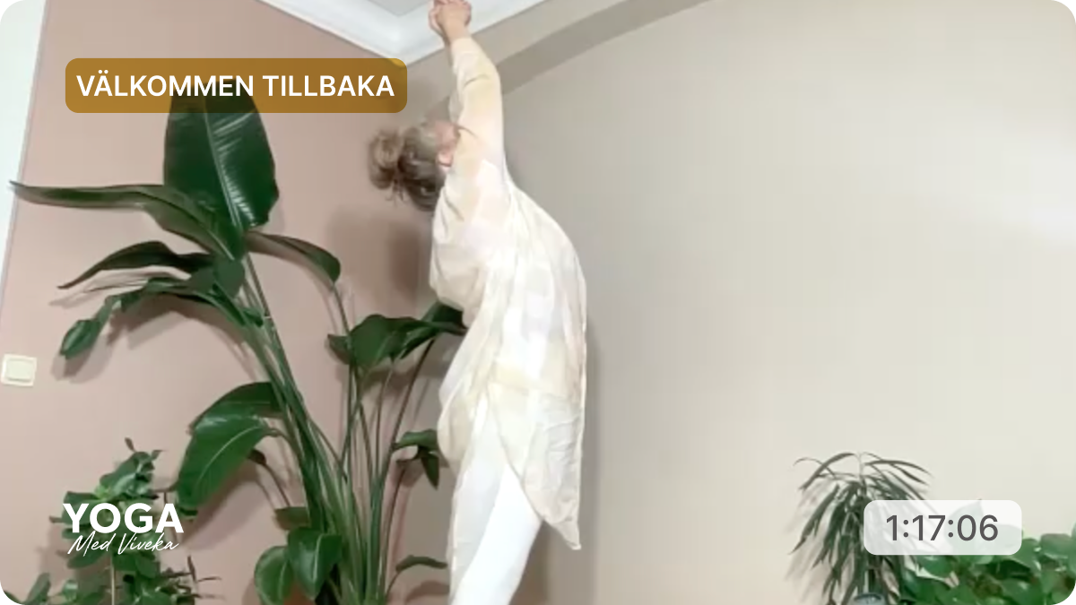 Yogaklass med Viveka - Välkommen tillbaka - Riktning, navelpunkt & stabilitet