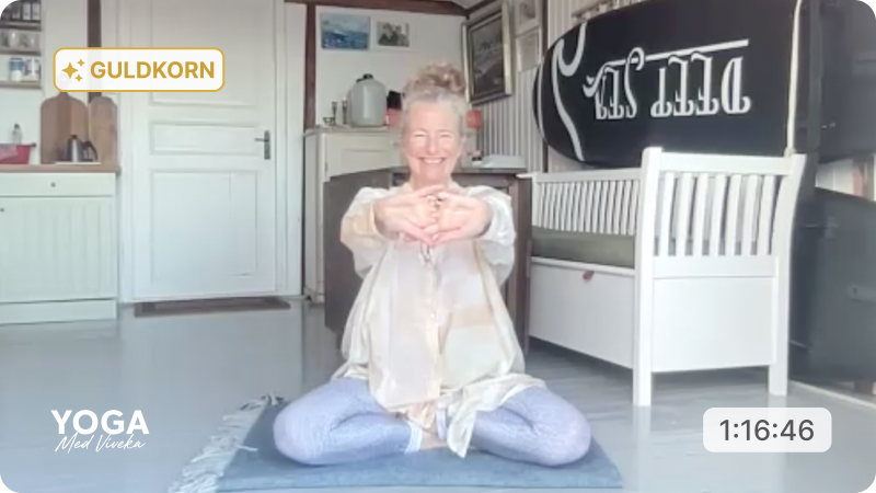 Yogaklass med Viveka - Sommarens guldkorn - Djupa andetag, vitalitet & medkänsla