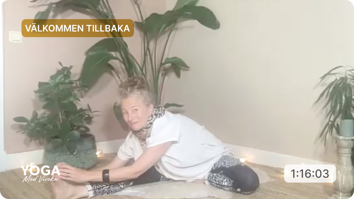 Yogaklass med Viveka - Välkommen tillbaka - Starka nerver & inre lugn