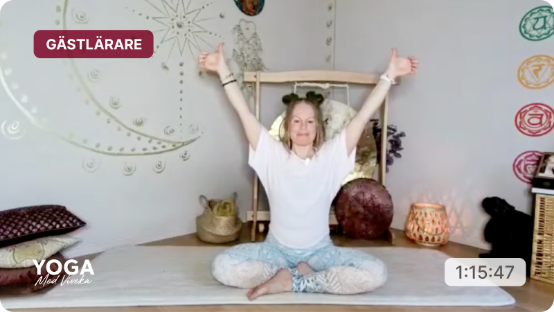 Yogaklass med Viveka - Gästlärare - Hjärta & Närvaro