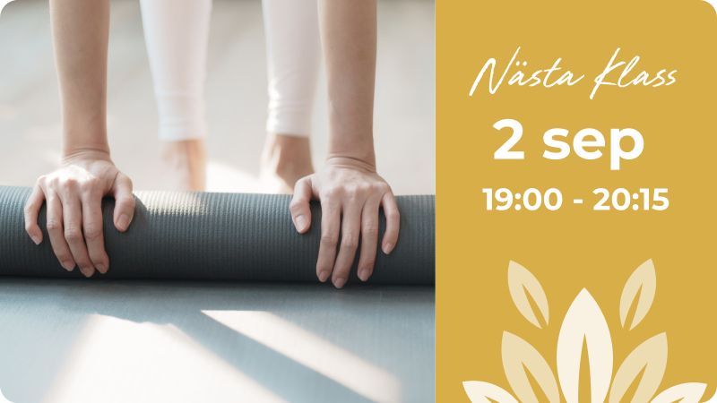 Nästa klass 2 september kl. 19:00-20:15