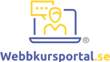 Logo webbkursportal.se i header
