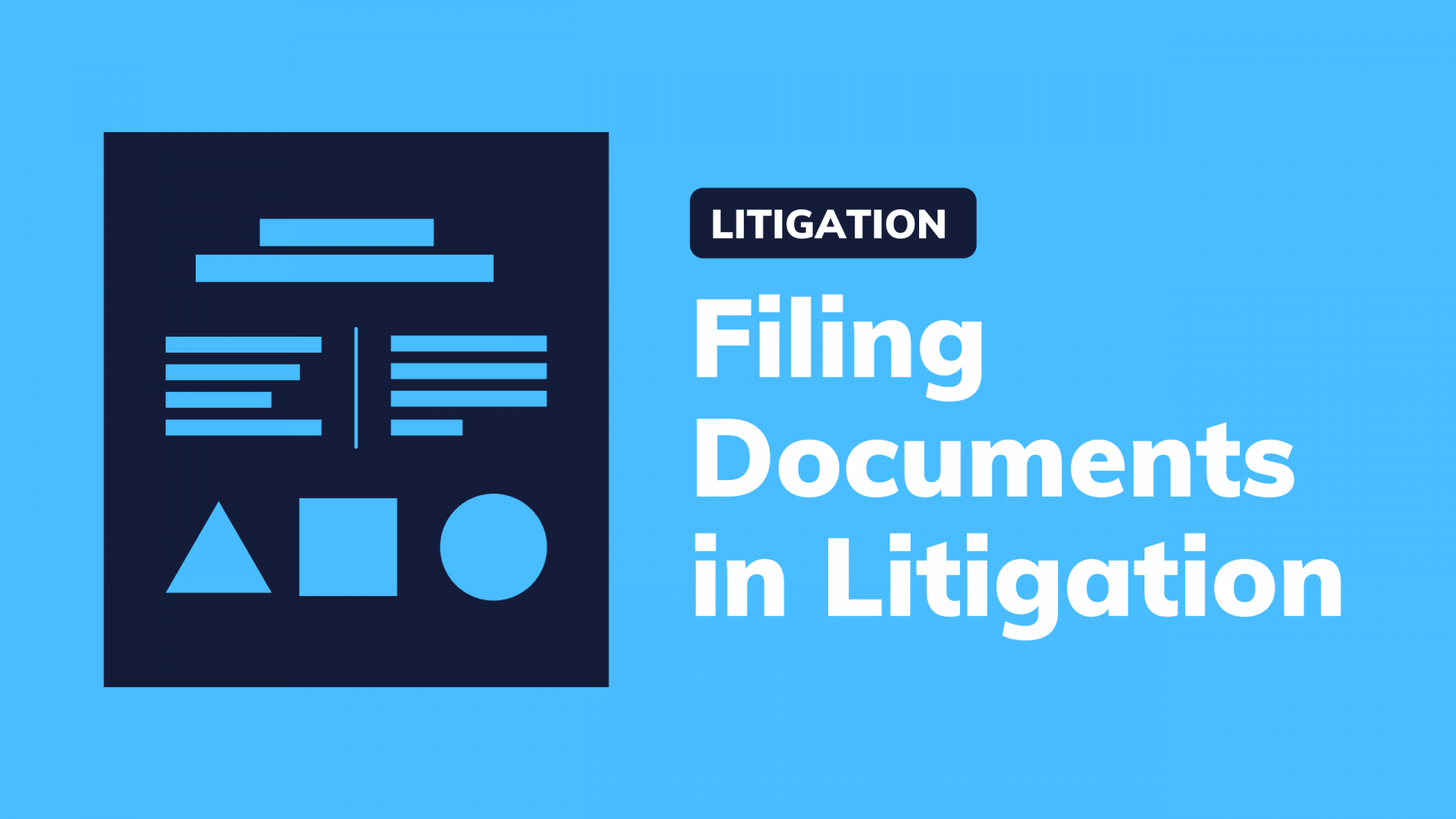 Filing Documents in Litigation | Legal Writing Course | Write.law