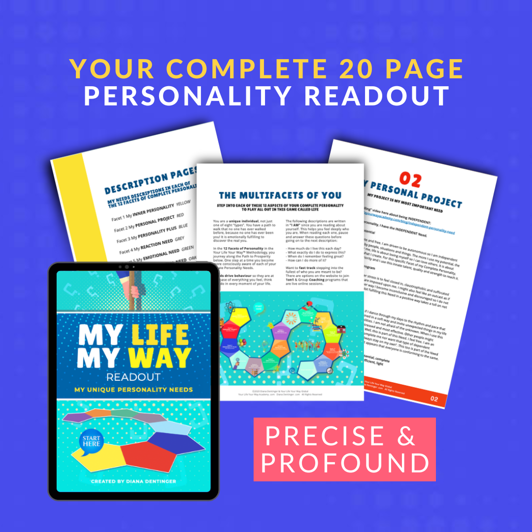 Get Your Personality Profile in the Best You Yet and Complete Personality Profile with Diana Dentinger on Your Life Your Way Academy